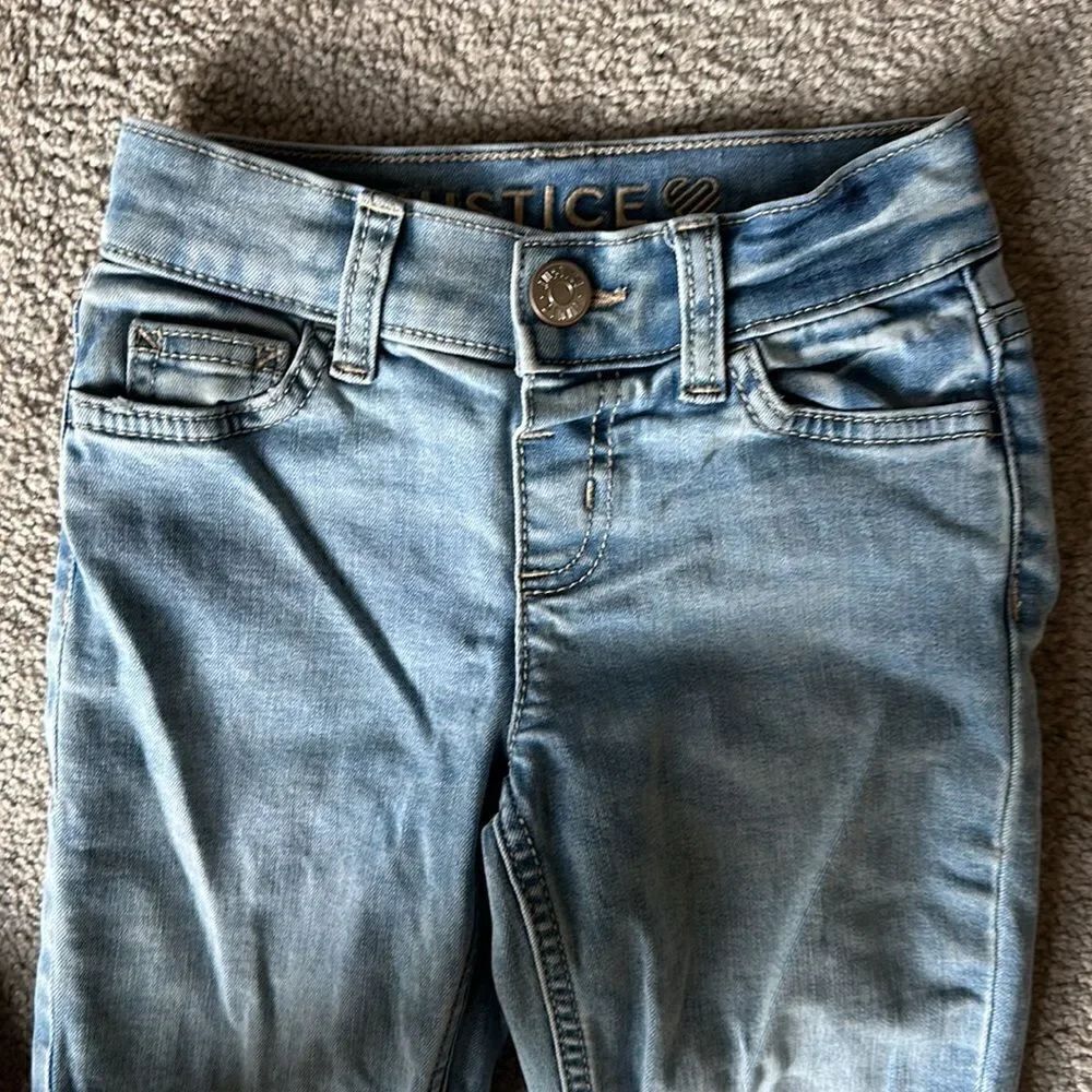 Justice Girls Distressed Jeans! - Picture 3 of 9